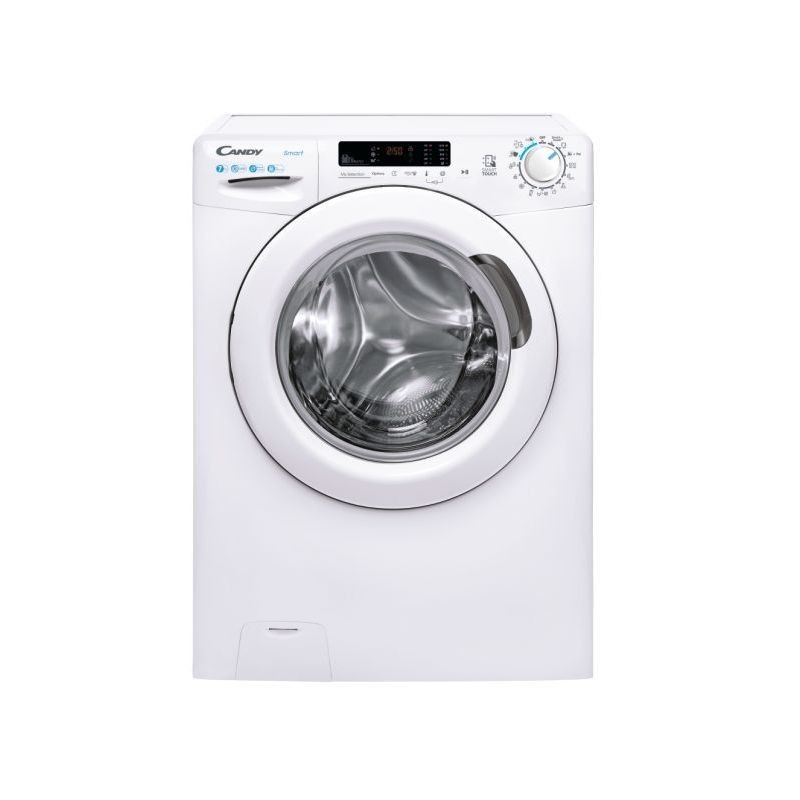 Lave Linge CANDY 7kg BLANC - Ouverture Frontale 1200 trs - LxH 60x85cm