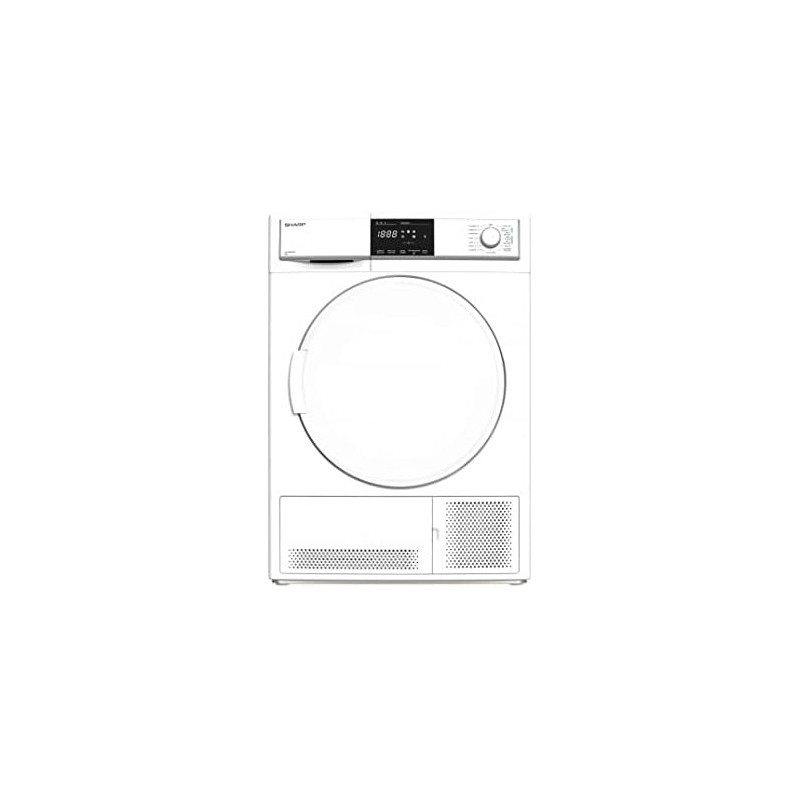 Sèche Linge SHARP 8kg CONDENSATION BLANC - Ouverture Frontale - LxH 60x85cm