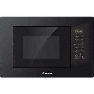 Micro-onde Grill CANDY encastrable 20 litres - NOIR niche 38cm