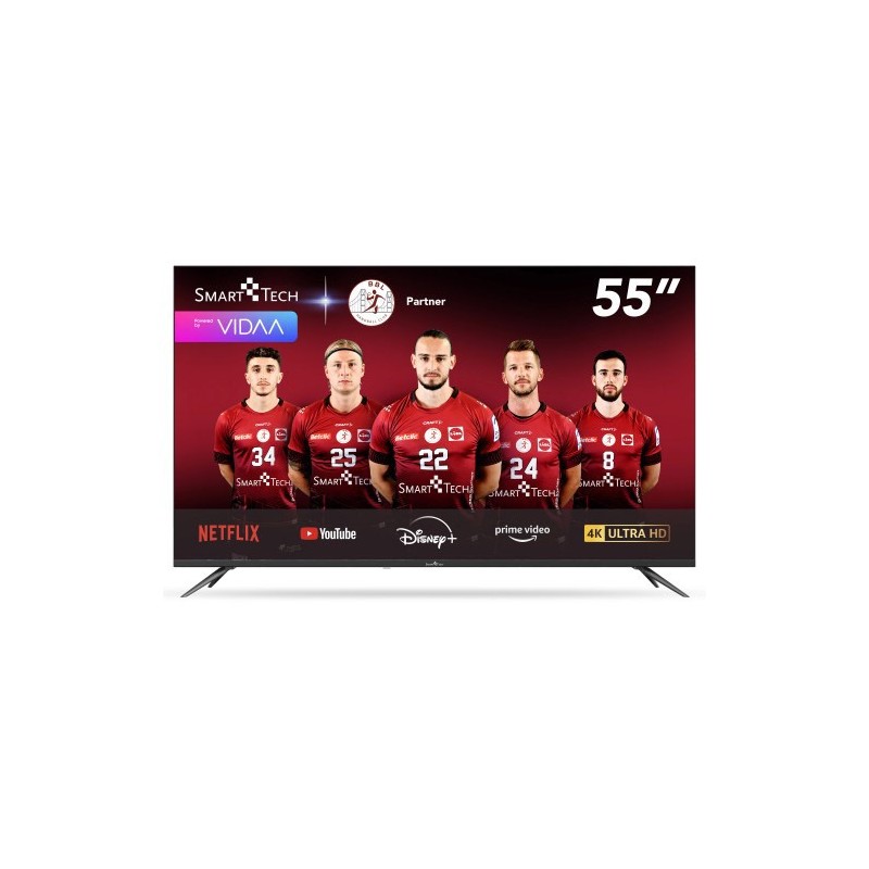 TV LED SMART TECH 55 POUCES - 140CM - mode hotel simplifié VESA 200x200 - SMART TV NETFLIX -  HD