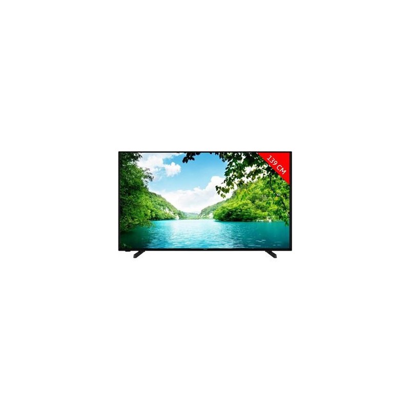 TV LED HITACHI 55 POUCES - 140CM - mode hotel simplifié - SMART TV NETFLIX -  HD
