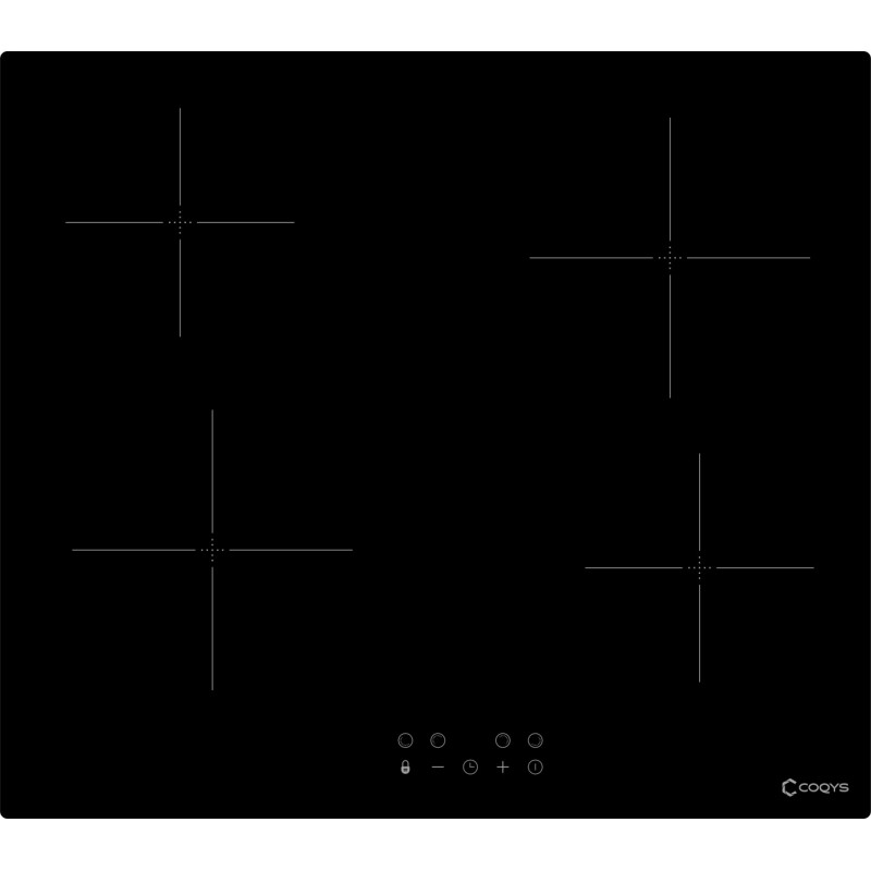 Table de cuisson 4 feux Vitrocéramique sensitive - 52x59cm