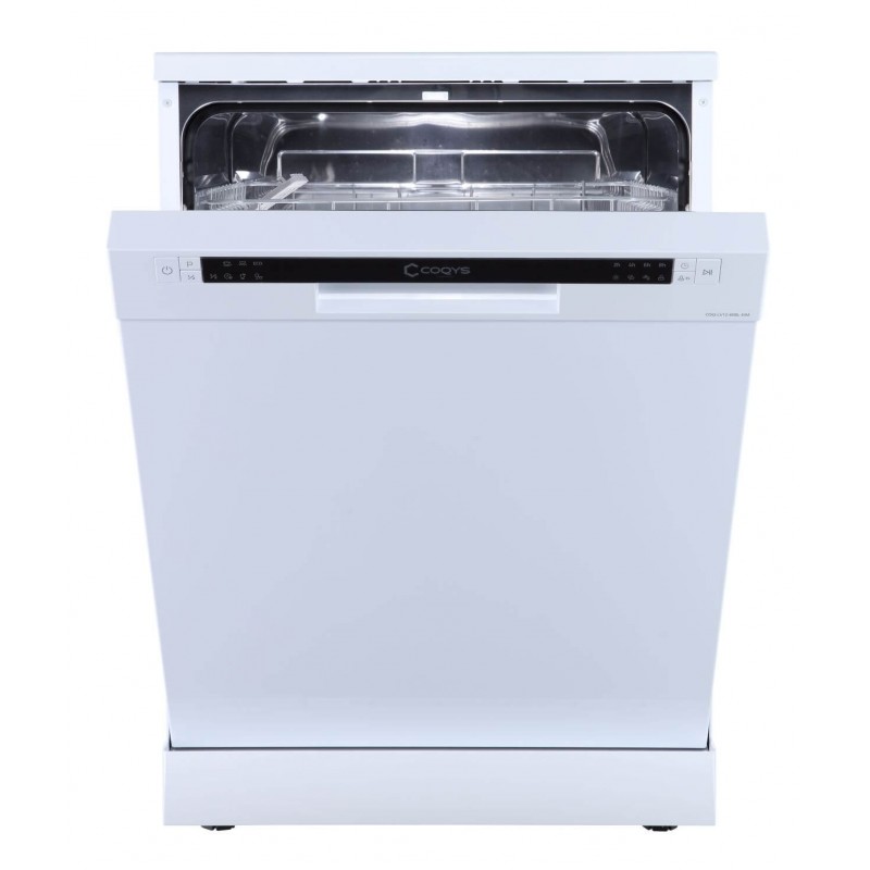 Lave Vaisselle COQYS 60cm BLANC- 12 couverts - : HxLxP 84.5 x 59.8 x 60